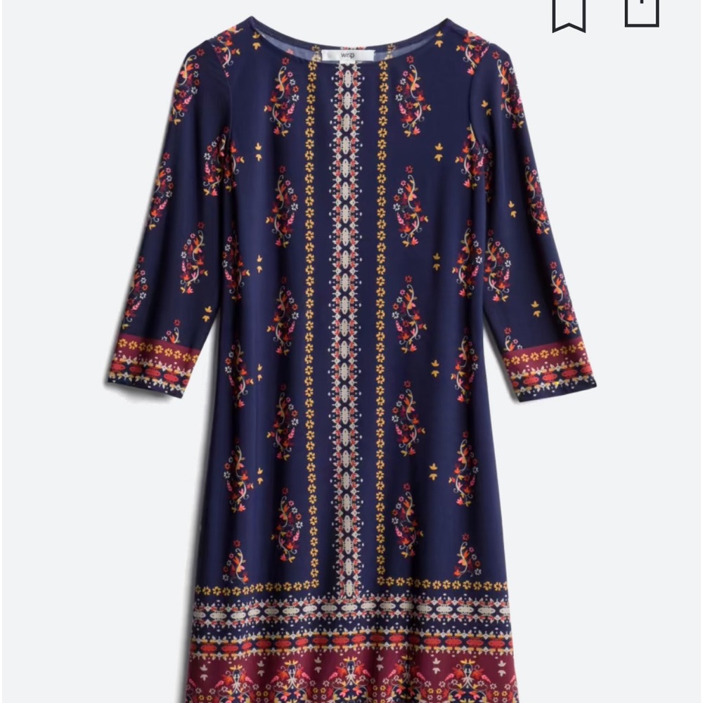 WISP-Freestyle- Anaisey Jersey Shift Dress- Stretch- Stitch Fix- 18W